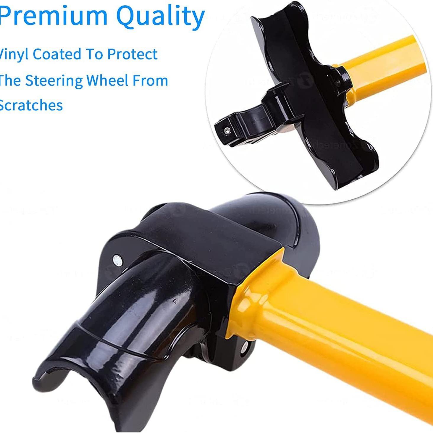 Universal Car Steering Wheel Lock, Iron B<i></i>aseball Lock Anti-Theft Device - Shanghai Miyan Industrial